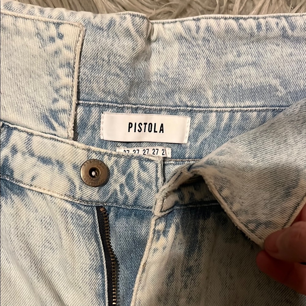 Pistola Acid Wash Denim Jeans